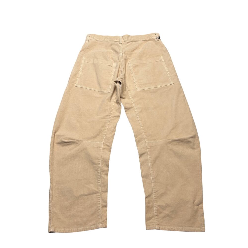NWT Nili Lotan Shon Pant Light Blush Corduroy Women's 4 Bow Barrel Boho - Picture 3 of 12